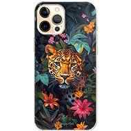 iSaprio Flower Jaguar - iPhone 12 Pro Max - Phone Cover