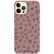iSaprio Heart Dark - iPhone 12 Pro Max - Phone Cover