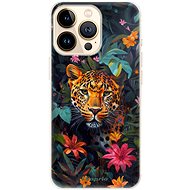 iSaprio Flower Jaguar - iPhone 13 Pro Max - Phone Cover