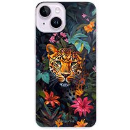 iSaprio Flower Jaguar - iPhone 14 - Phone Cover