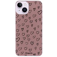 iSaprio Heart Dark - iPhone 14 - Phone Cover
