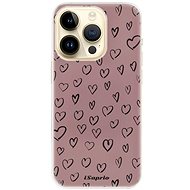 iSaprio Heart Dark - iPhone 14 Pro - Phone Cover