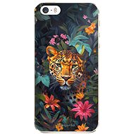 iSaprio Flower Jaguar - iPhone 5/5S/SE - Phone Cover