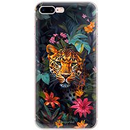 iSaprio Flower Jaguar - iPhone 7 Plus / 8 Plus - Phone Cover