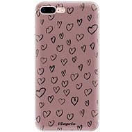 iSaprio Heart Dark - iPhone 7 Plus / 8 Plus - Phone Cover