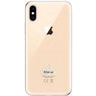 iSaprio Clear Case - Lotus - iPhone XS - Phone Cover