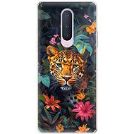 iSaprio Flower Jaguar - OnePlus 8 - Phone Cover