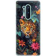iSaprio Flower Jaguar - OnePlus 8 Pro - Phone Cover