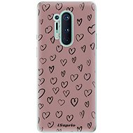 iSaprio Heart Dark - OnePlus 8 Pro - Phone Cover