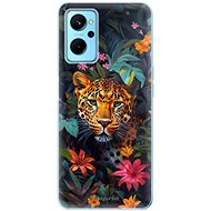 iSaprio Flower Jaguar - Realme 9i - Phone Cover