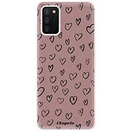 iSaprio Heart Dark - Samsung Galaxy A02s - Phone Cover