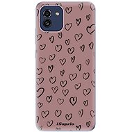 iSaprio Heart Dark - Samsung Galaxy A03 - Phone Cover