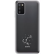 iSaprio clear case - Scorpio - Samsung Galaxy A03s - Phone Cover