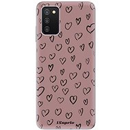 iSaprio Heart Dark - Samsung Galaxy A03s - Phone Cover