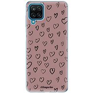 iSaprio Heart Dark - Samsung Galaxy A12 - Phone Cover