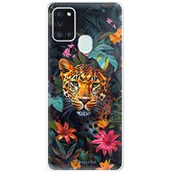 iSaprio Flower Jaguar - Samsung Galaxy A21s - Phone Cover