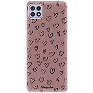 iSaprio Heart Dark - Samsung Galaxy A22 5G - Phone Cover