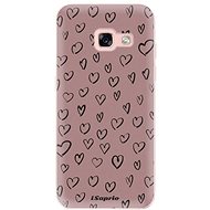 iSaprio Heart Dark - Samsung Galaxy A3 2017 - Phone Cover
