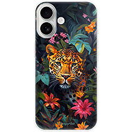 iSaprio Flower Jaguar for iPhone 16 - Phone Cover