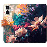 iSaprio Flip Case Spring Flowers for iPhone 16 - Phone Case