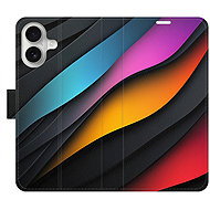 iSaprio Flip pouzdro Color Waves pro iPhone 16 - Phone Case