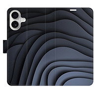 iSaprio Flip Case Dark Waves for iPhone 16 - Phone Case