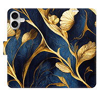 iSaprio Flip pouzdro GoldBlue pro iPhone 16 Plus - Phone Case