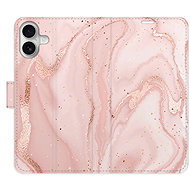iSaprio Flip pouzdro RoseGold Marble pro iPhone 16 Plus - Phone Case