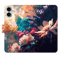 iSaprio Flip pouzdro Spring Flowers pro iPhone 16 Plus - Phone Case