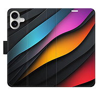 iSaprio Flip pouzdro Color Waves pro iPhone 16 Plus - Phone Case