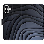 iSaprio Flip Case Dark Waves for iPhone 16 Plus - Phone Case