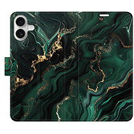 iSaprio Flip pouzdro Emerald 02 pro iPhone 16 Plus - Phone Case
