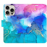 iSaprio Flip pouzdro BluePink Paint pro iPhone 16 Pro - Phone Case