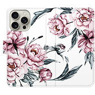 iSaprio Flip pouzdro Pink Flowers pro iPhone 16 Pro - Phone Case