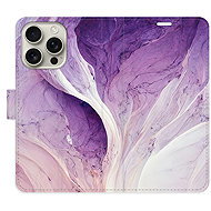 iSaprio Flip pouzdro Purple Paint pro iPhone 16 Pro - Phone Case