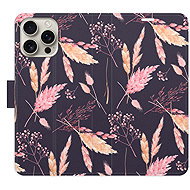 iSaprio Flip pouzdro Ornamental Flowers 02 pro iPhone 16 Pro Max - Phone Case