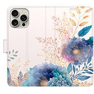 iSaprio Flip pouzdro Ornamental Flowers 03 pro iPhone 16 Pro Max - Phone Case
