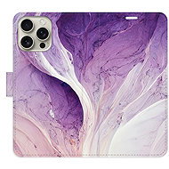 iSaprio Flip pouzdro Purple Paint pro iPhone 16 Pro Max - Phone Case