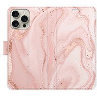 iSaprio Flip pouzdro RoseGold Marble pro iPhone 16 Pro Max - Phone Case
