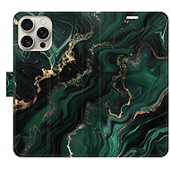 iSaprio Flip pouzdro Emerald 02 pro iPhone 16 Pro Max - Phone Case