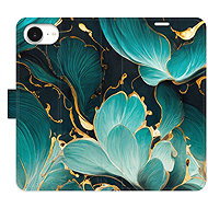 iSaprio Flip pouzdro Blue Flowers 02 pro iPhone 16e - Phone Case