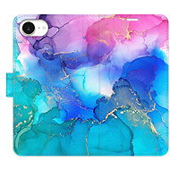 iSaprio Flip pouzdro BluePink Paint pro iPhone 16e - Phone Case