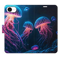 iSaprio Flip pouzdro Jellyfish pro iPhone 16e - Phone Case