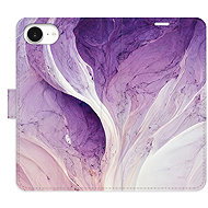 iSaprio Flip Case Purple Paint for iPhone 16e - Phone Case