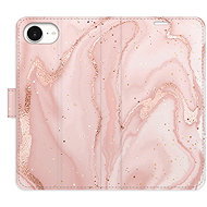 iSaprio Flip Case RoseGold Marble for iPhone 16e - Phone Case