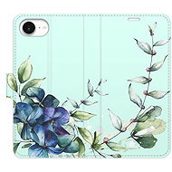 iSaprio Flip Case Blue Flowers for iPhone 16e - Phone Case