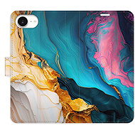 iSaprio Flip pouzdro Colourful Marble pro iPhone 16e - Phone Case