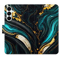 iSaprio Flip pouzdro Dark Paint pro Samsung Galaxy A16 5G - Phone Case