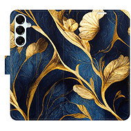 iSaprio Flip pouzdro GoldBlue pro Samsung Galaxy A16 5G - Phone Case