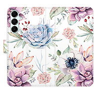 iSaprio Flip Case Succulents Pattern for Samsung Galaxy A16 5G - Phone Case